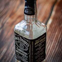 Botella Whiskey Jack Daniels vacía