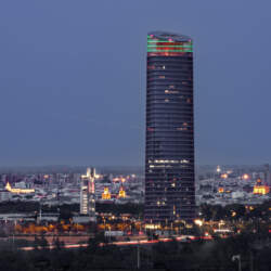 Fotografía Torre Sevilla Cajasol Pelli paisaje Sevilla