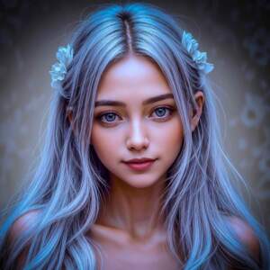 Retrato mujer fantasía imagen IA
