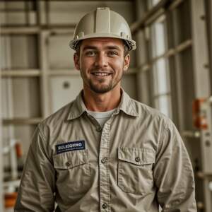 Hombre obrero trabajador negocio construcción imagen IA