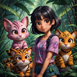 Ilustraciones para cuentos infantiles imágenes IA