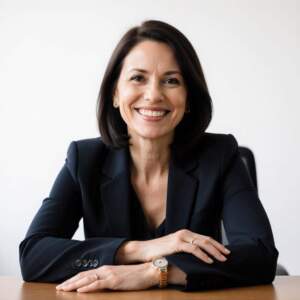 Mujer de negocios IA